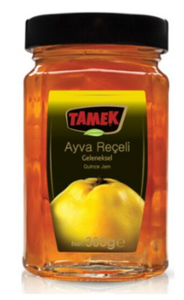 TAMEK PREMİUM REÇEL 380 GR-AYVA